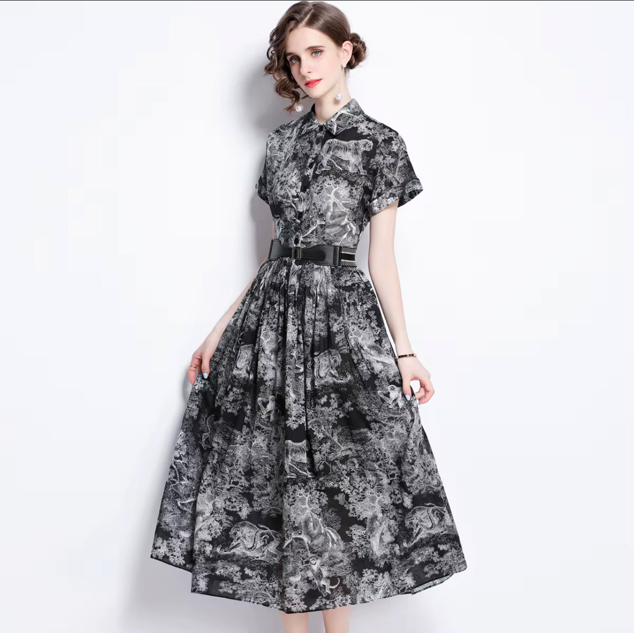 Keinmay Dior dress with belt