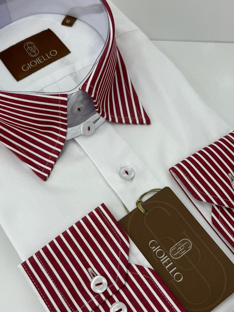 Chemise GIOELLO rayé aux manches
