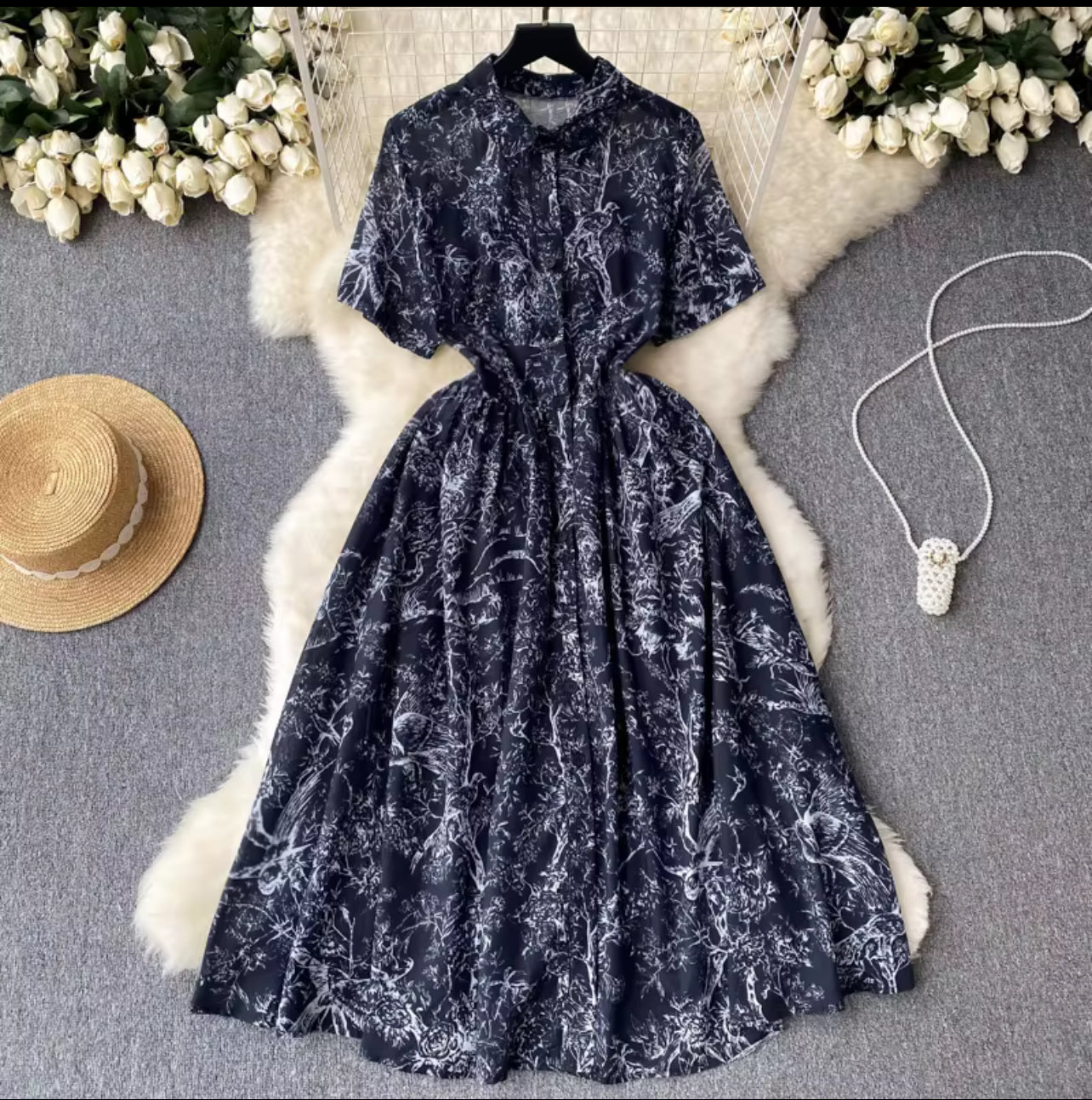 Keinmay Dior dress with belt