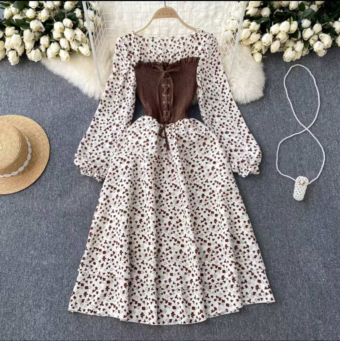 Long skirt floral