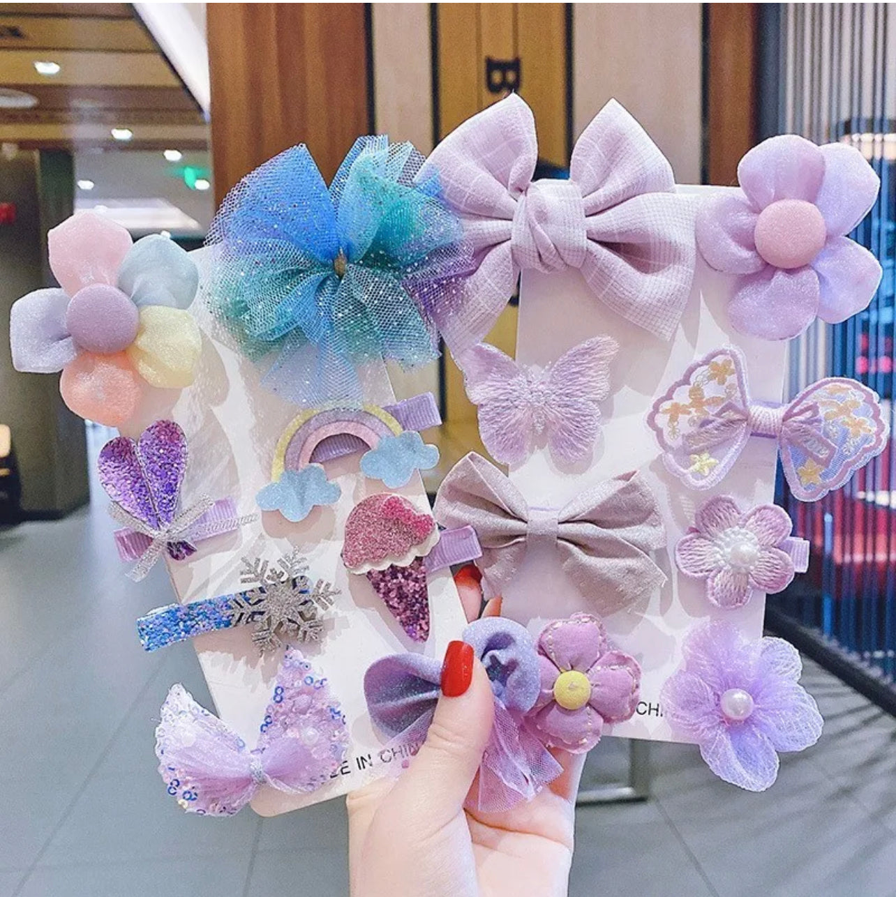 8pcs/paquet de barrette pour bébé