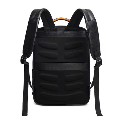 Sac à dos intelligent en cuir véritable avec système de déverrouillage par empreinte digitale et localisation gps